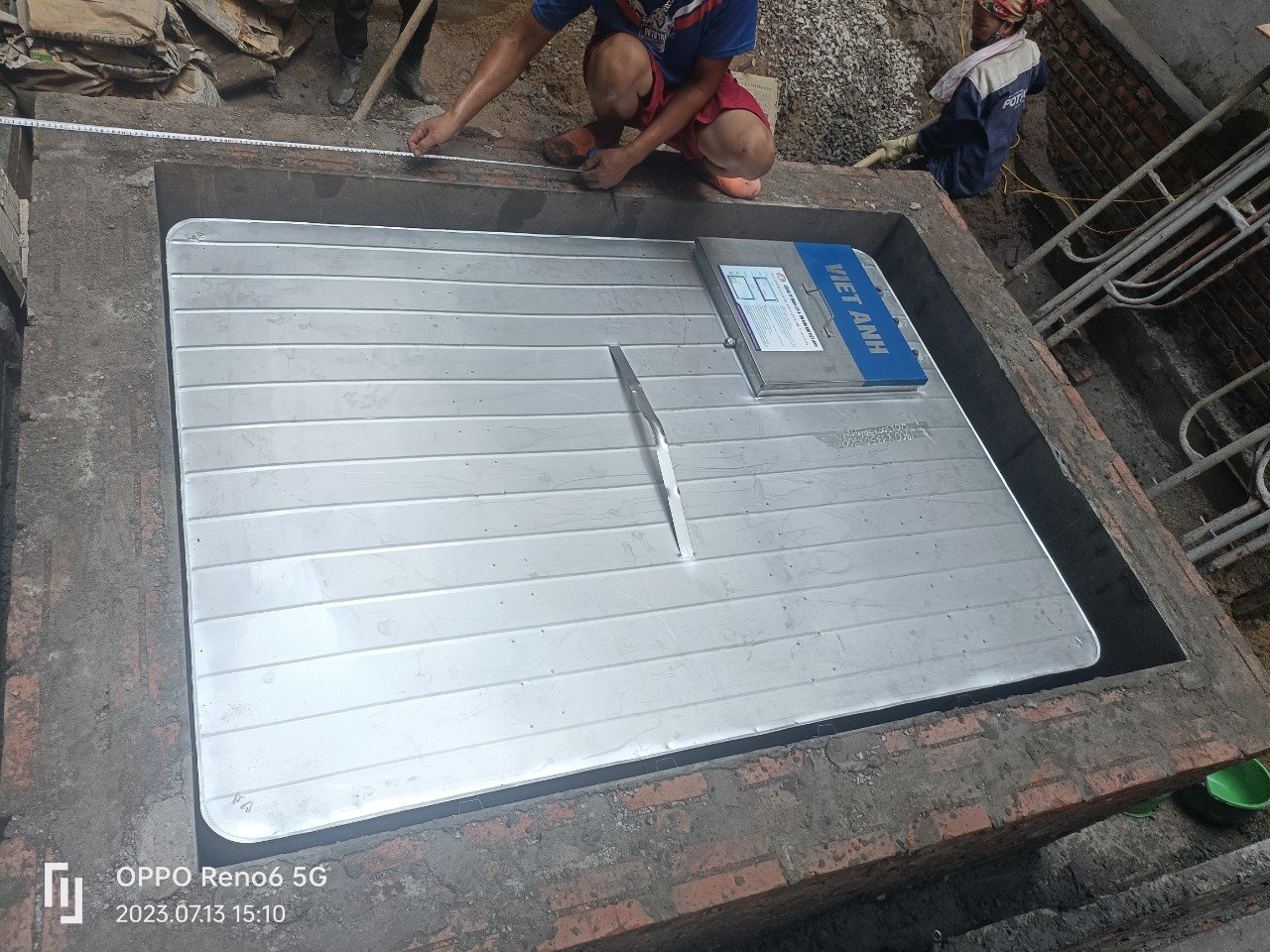 Bể nước ngầm inox Việt Anh