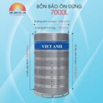 Bình bảo ôn Việt Anh 7000l đứng