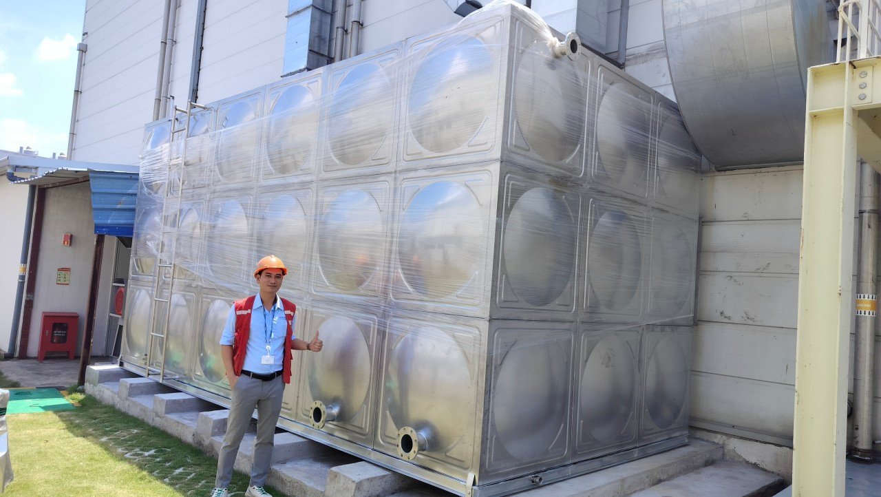 Bồn Bể lắp ghép inox Việt Anh