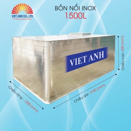 Bồn nổi Inox Việt Anh 1500l