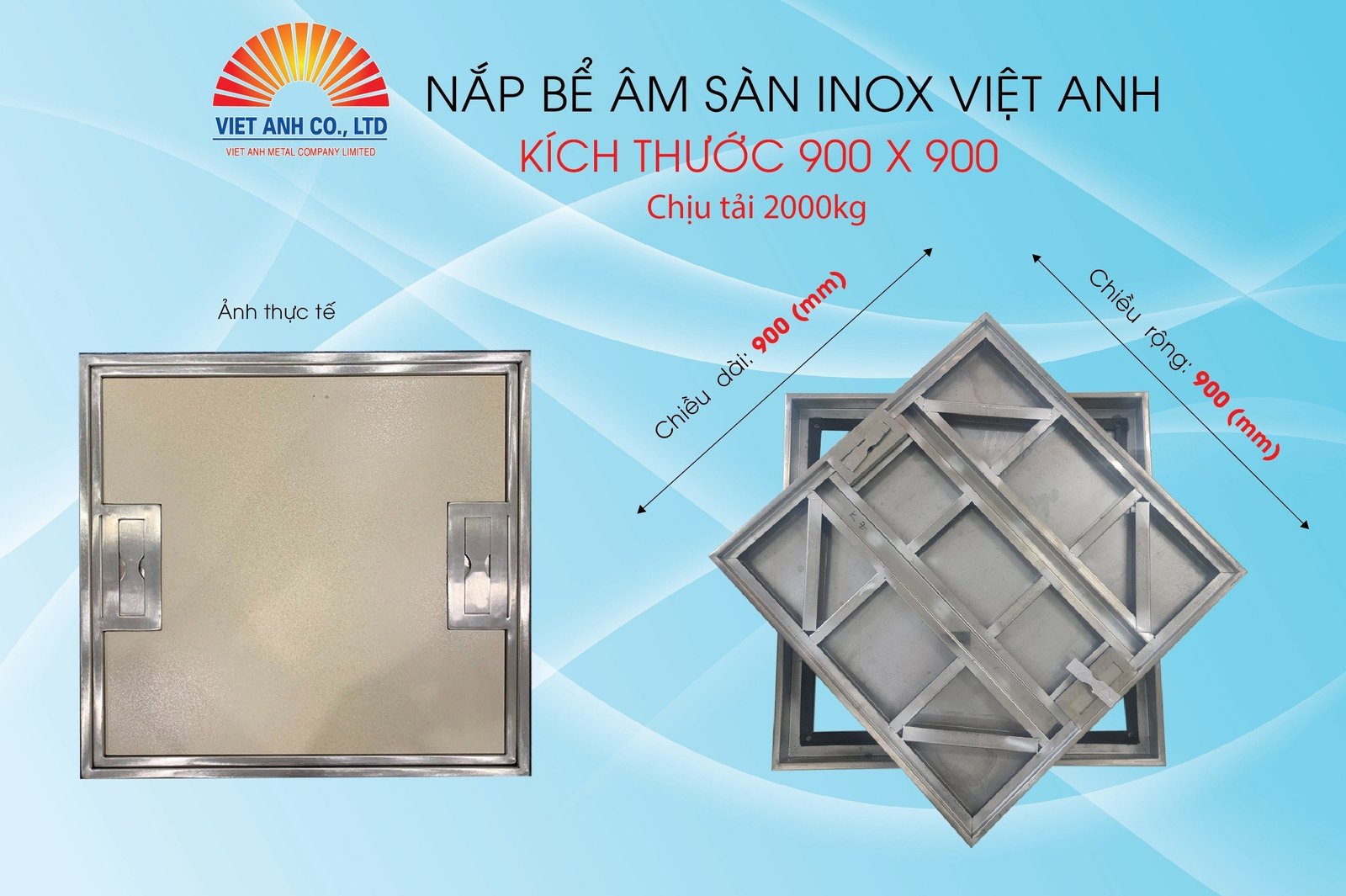 Nắp bể ngầm 2000kg