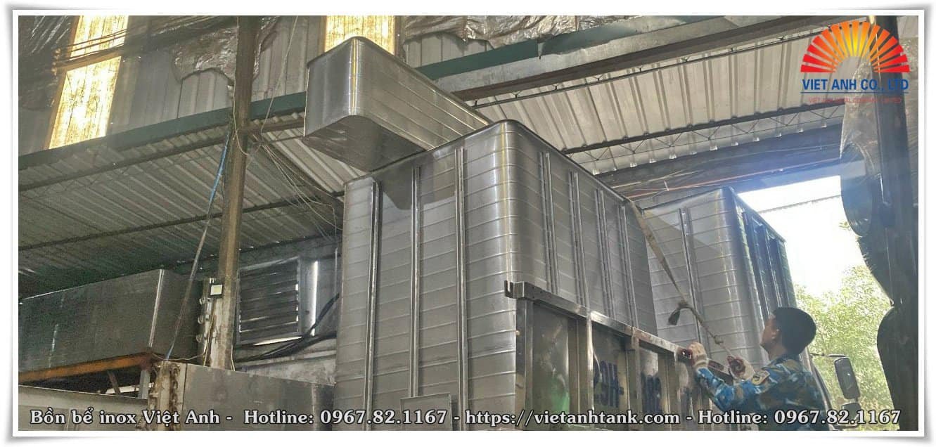 Bể ngầm inox Việt Anh