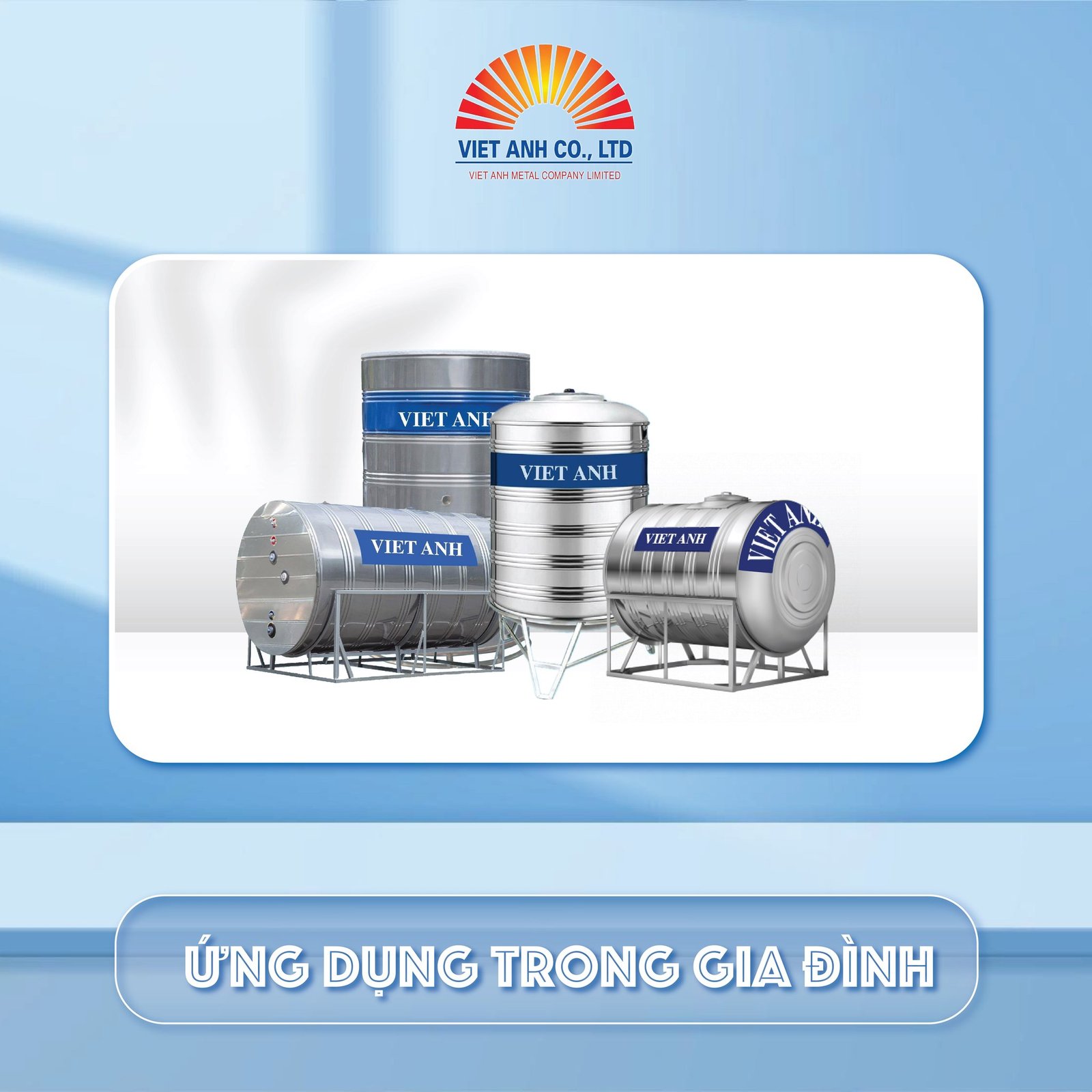 Ứng dụng bồn bể nox trong gia đình