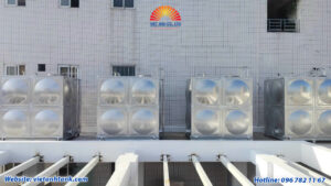 Hoàn Thành lắp đặt xong Bồn lắp ghép inox cho Bệnh viện Da Liễu Trung Ương
