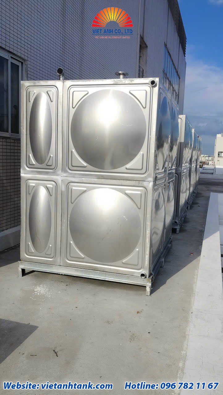 Hoàn Thành lắp đặt xong Bồn lắp ghép inox cho Bệnh viện Da Liễu Trung Ương