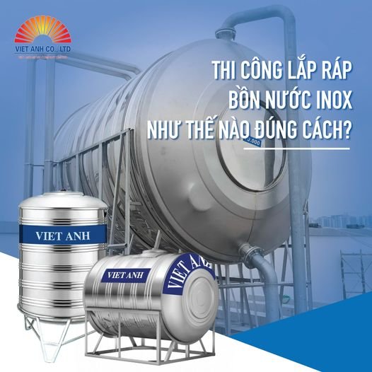 Thi công lắp ráp bồn nước đúng cách