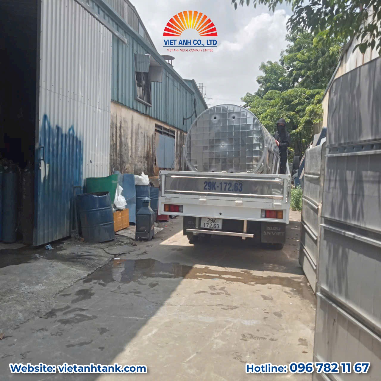 Xuất xưởng bồn bảo ôn Inox Việt Anh