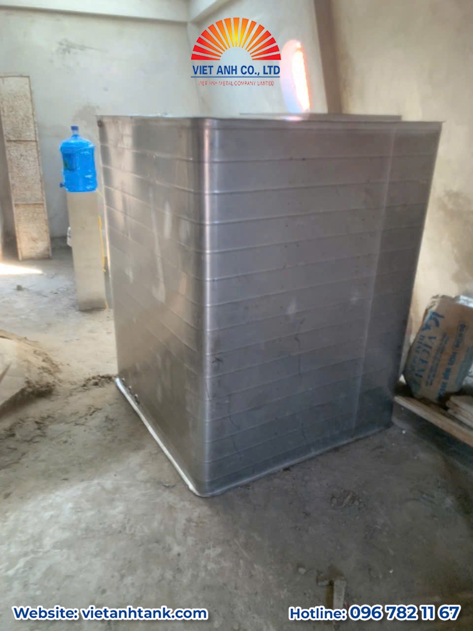 Bồn Bể Inox Việt Anh Giao Hàng Bể Nước Đẳng Cấp