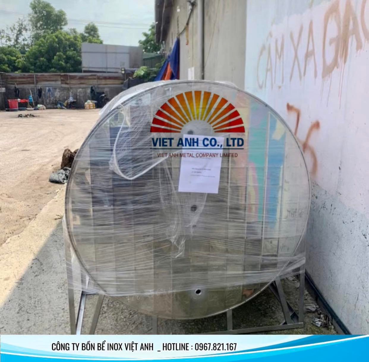 Bồn bảo ôn Inox Việt Anh giao cho khách hàng Miền Nam