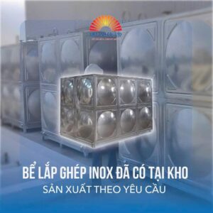 Sản xuất và lắp đặt bồn bảo ôn lắp ghép Inox dung tích 150m3