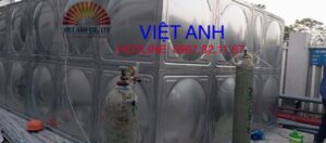 Bồn lắp ghép Inox Việt Anh được sử dụng rộng rãi
