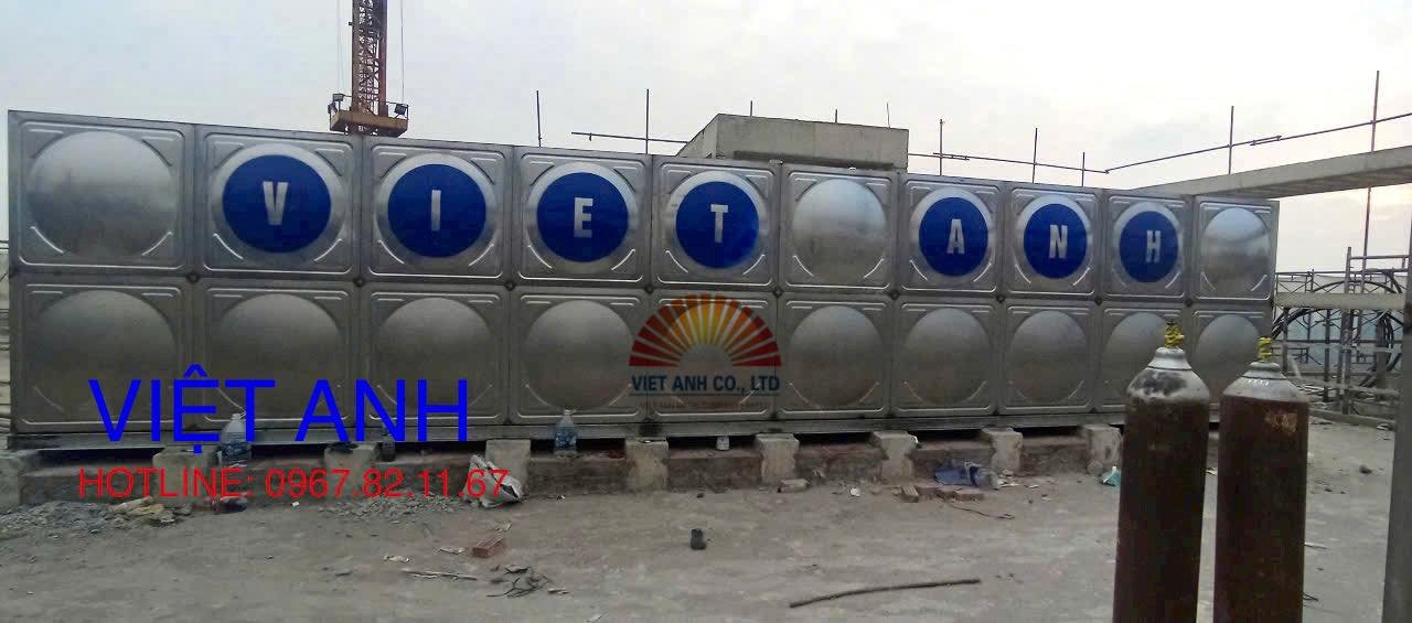 Thi công bể lắp ghép Inox tại 5 tòa nhà chung cư xã hội Hạ Long