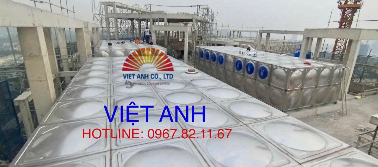 Thi công bể lắp ghép Inox tại 5 tòa nhà chung cư xã hội Hạ Long