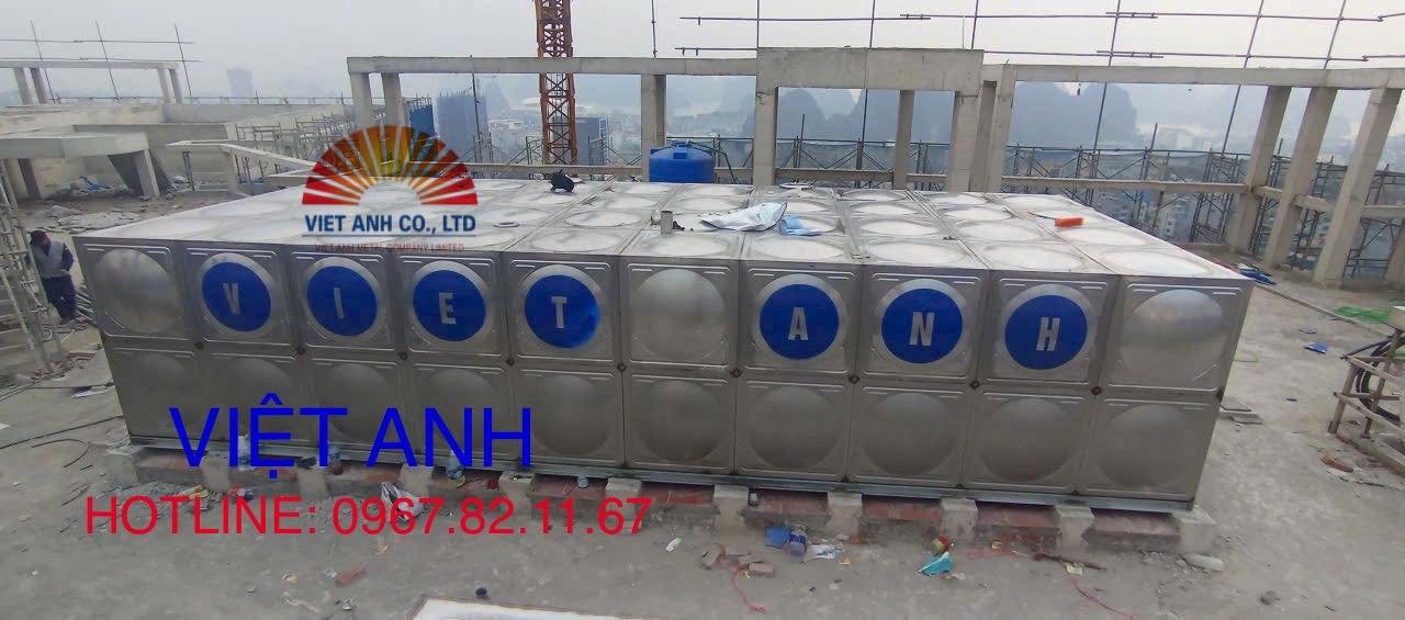 Thi công bể lắp ghép Inox tại 5 tòa nhà chung cư xã hội Hạ Long