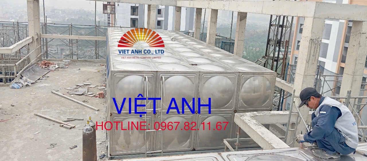 Thi công bể lắp ghép Inox tại 5 tòa nhà chung cư xã hội Hạ Long