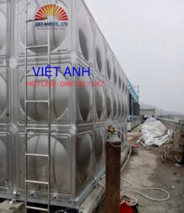 Lắp đặt bồn bể lắp ghép Inox tại Vĩnh Phúc