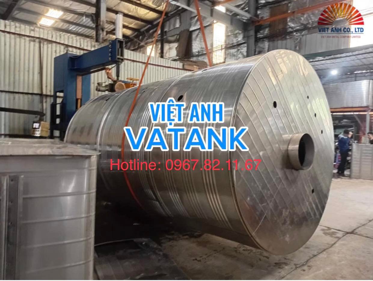 Bồn bảo ôn Inox đứng 12m3