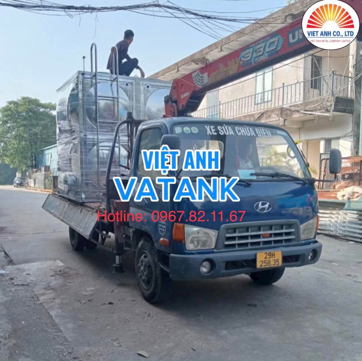 Bồn lắp ghép inox Việt Anh - đồng hành cùng chất lượng