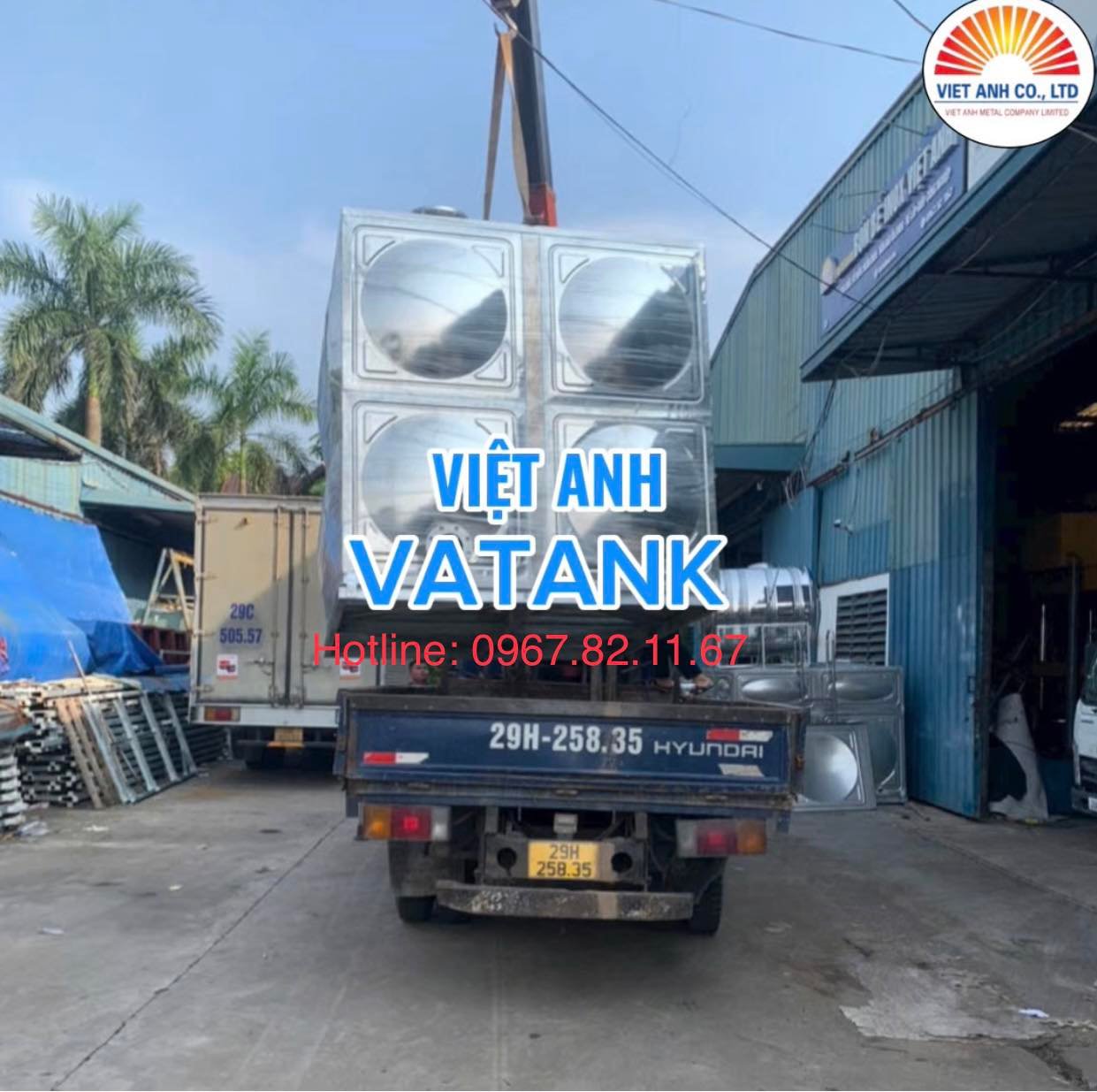 Bồn lắp ghép inox Việt Anh - đồng hành cùng chất lượng