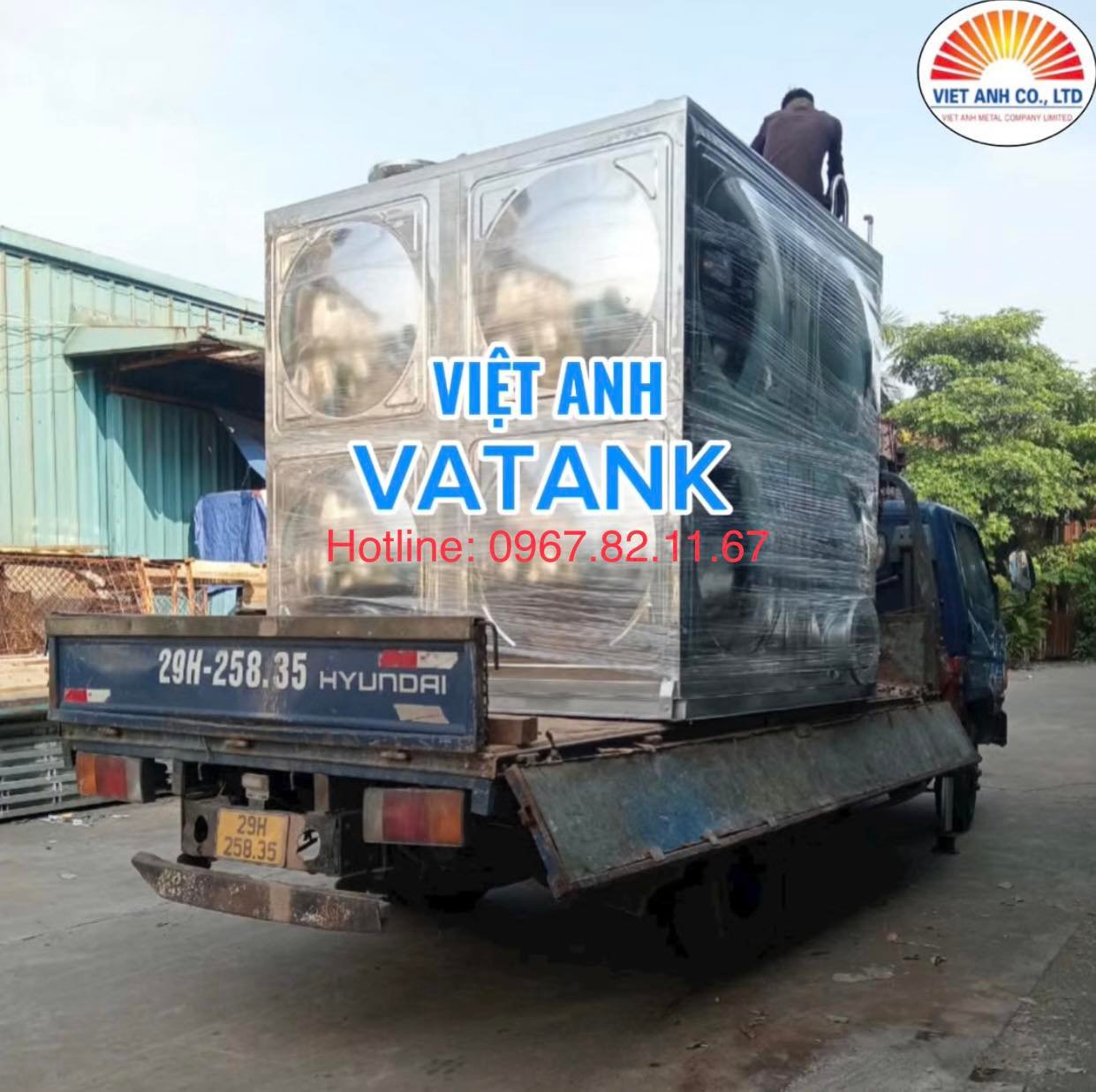 Bồn lắp ghép inox Việt Anh - đồng hành cùng chất lượng