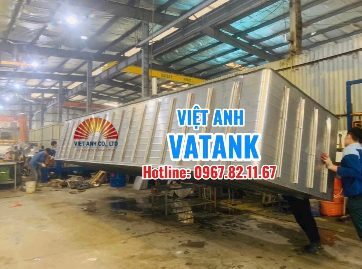 Giải pháp chứa nước siêu to - Bể ngầm inox Việt Anh