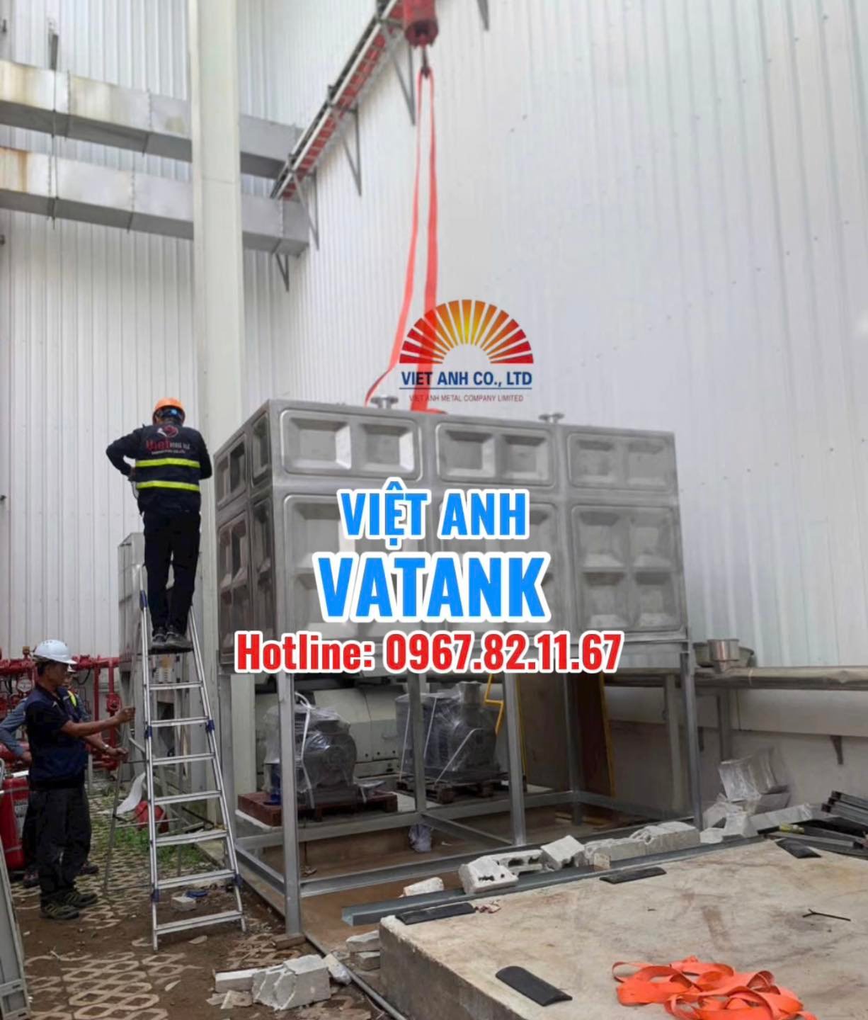 Bể lắp ghép inox công nghệ cao Việt Anh – Giải pháp tối ưu cho các công trình hiện đại