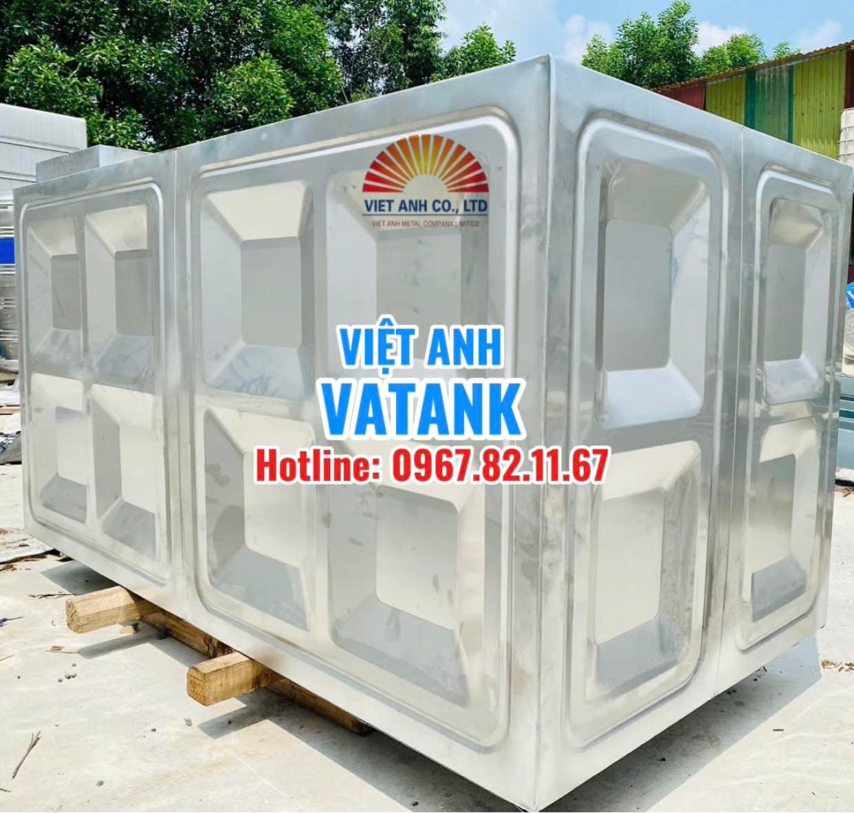 Bồn lắp ghép Inox công nghệ cao