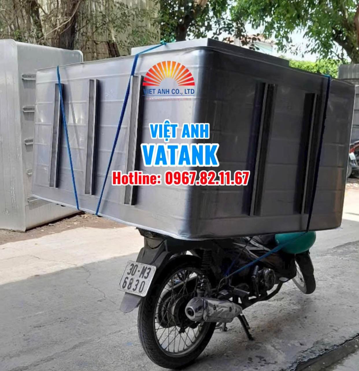 Dù nắng hay mưa, bồn bể Inox Việt Anh luôn sẵn sàng giao hàng