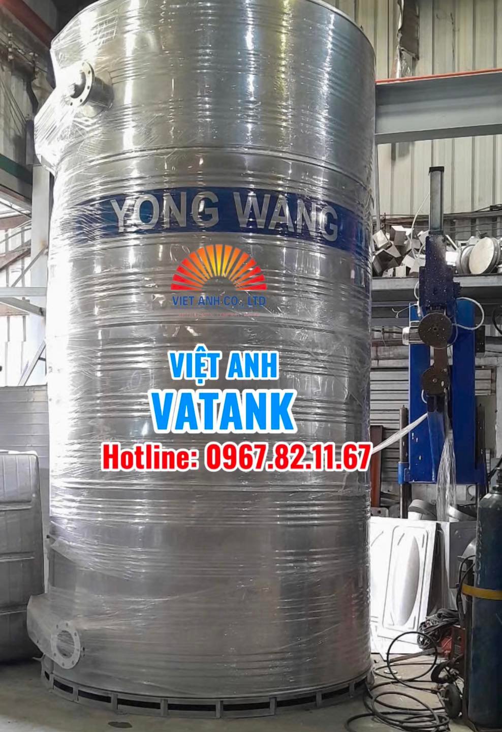 Giao bồn bảo ôn Inox dung tích lớn tới Nghệ An