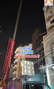 Giao hàng trong đêm đúng tiến độ-Bể lắp ghép công nghệ cao và bồn kháng khuẩn