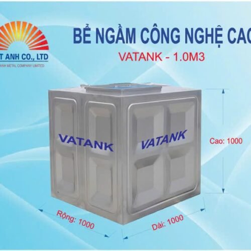 Bể Nước Ngầm Inox Công Nghệ Cao 1m3