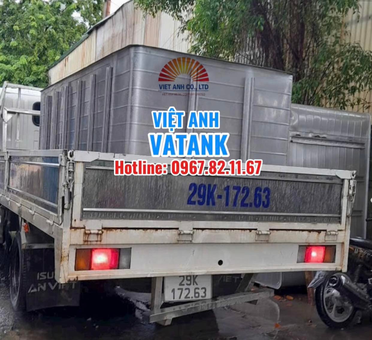 Giao hàng đúng hẹn là chuyện của Bồn bể inox Việt Anh VATANK