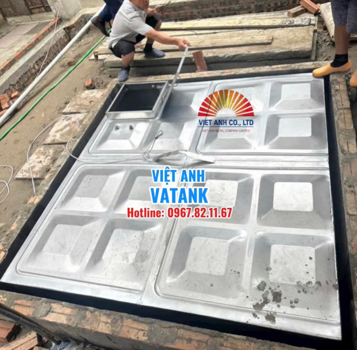 Bồn bể inox công nghệ cao VIỆT ANH VATANK được sử dụng rộng rãi