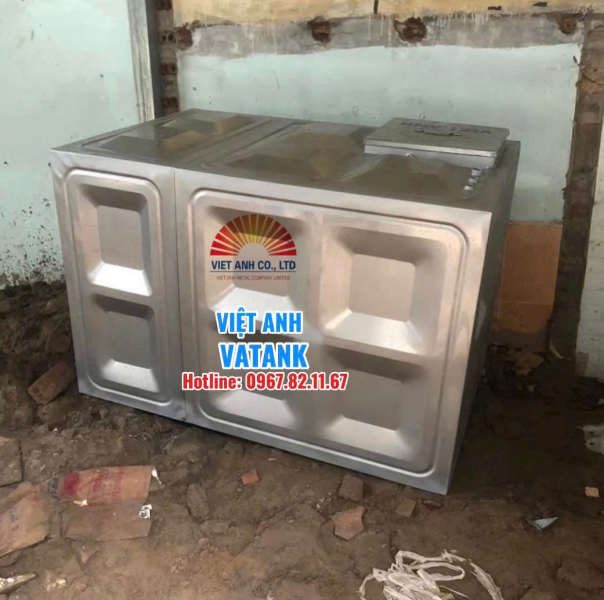 Bồn bể inox công nghệ cao VIỆT ANH VATANK được sử dụng rộng rãi