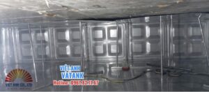 Thi công bể ngầm lắp ghép công nghệ cao - Dung tích 30m3