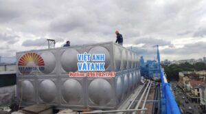 Bồn bể lắp ghép inox Việt Anh - lựa chọn của những công trình muốn đi đường dài