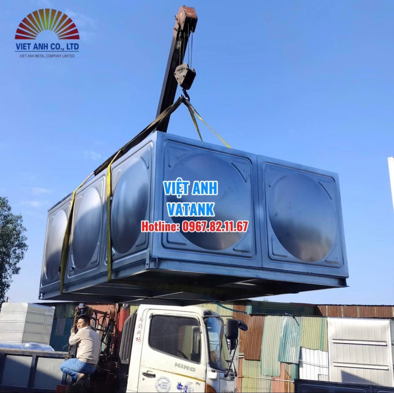 Bồn nước inox lắp ghép Việt Anh VATANK tại Thái Nguyên