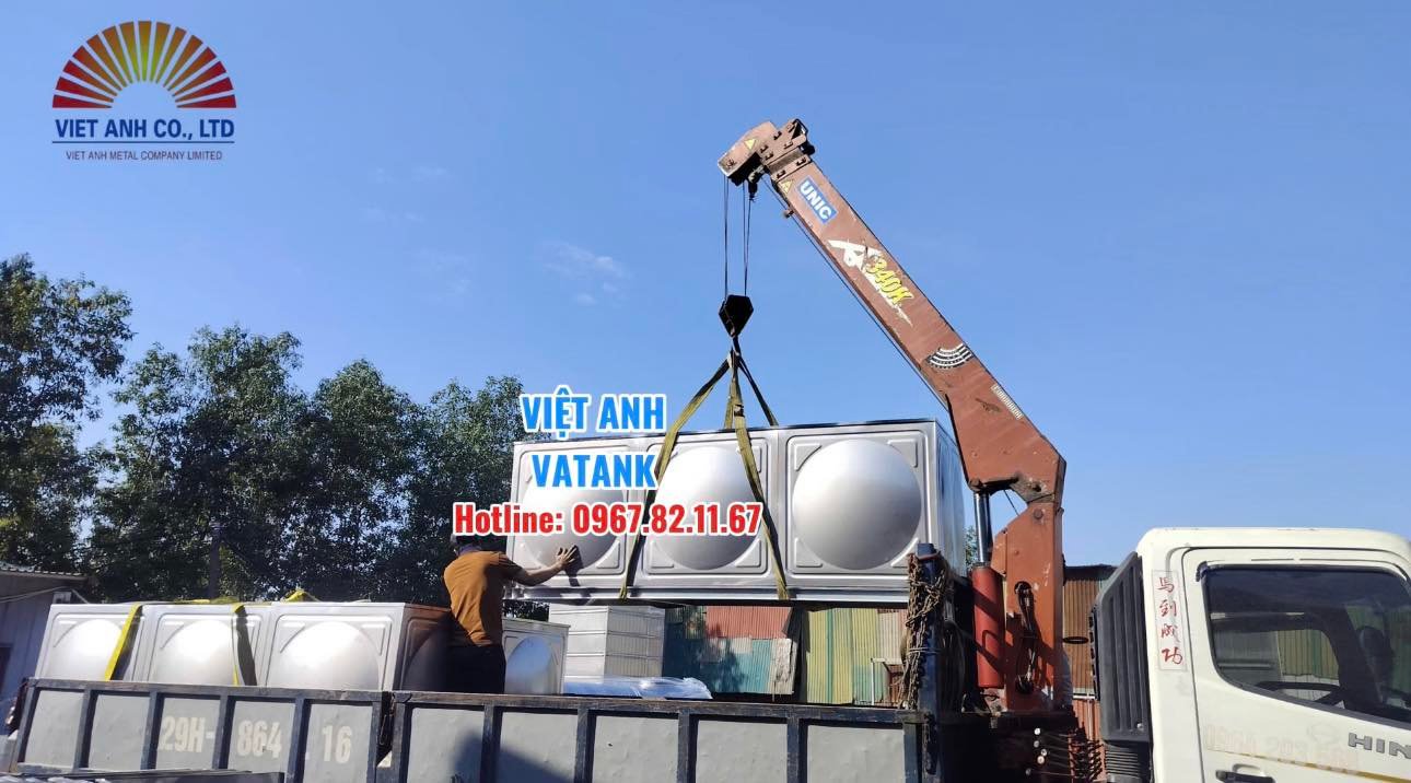Bồn nước inox lắp ghép Việt Anh VATANK tại Thái Nguyên
