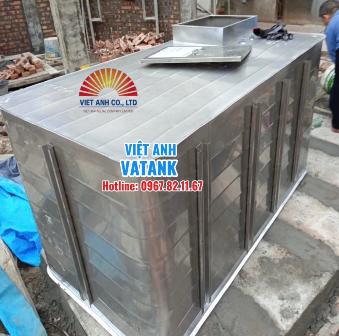 Bồn nước inox Việt Anh VATANK đến với khách hàng