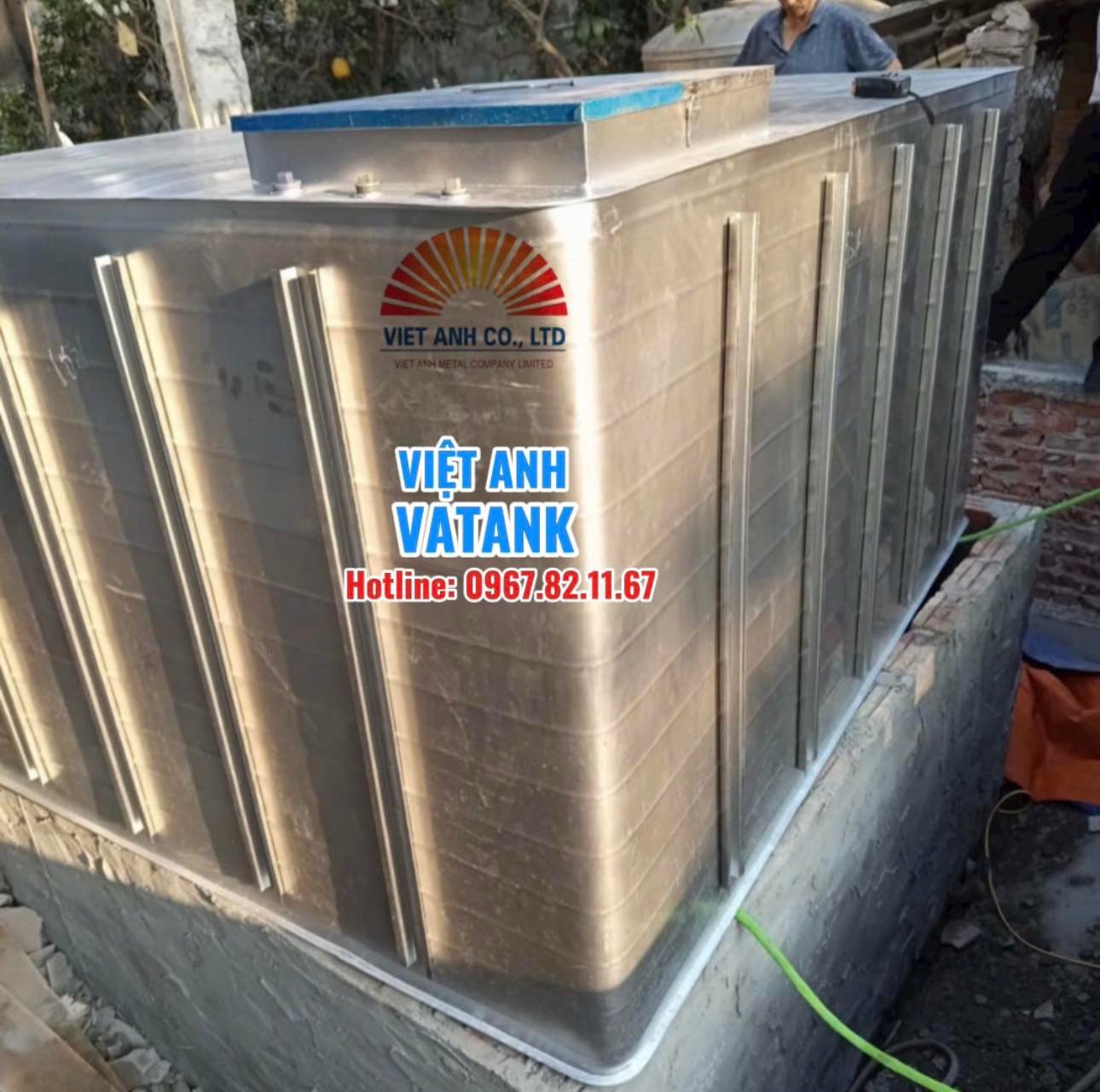 Bồn nước inox Việt Anh VATANK đến với khách hàng