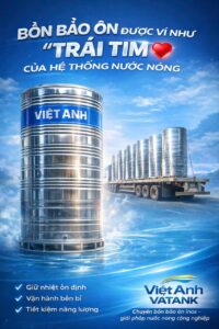Bồn bảo ôn inox Việt Anh - Địa chỉ tin cậy mua bình bảo ôn inox