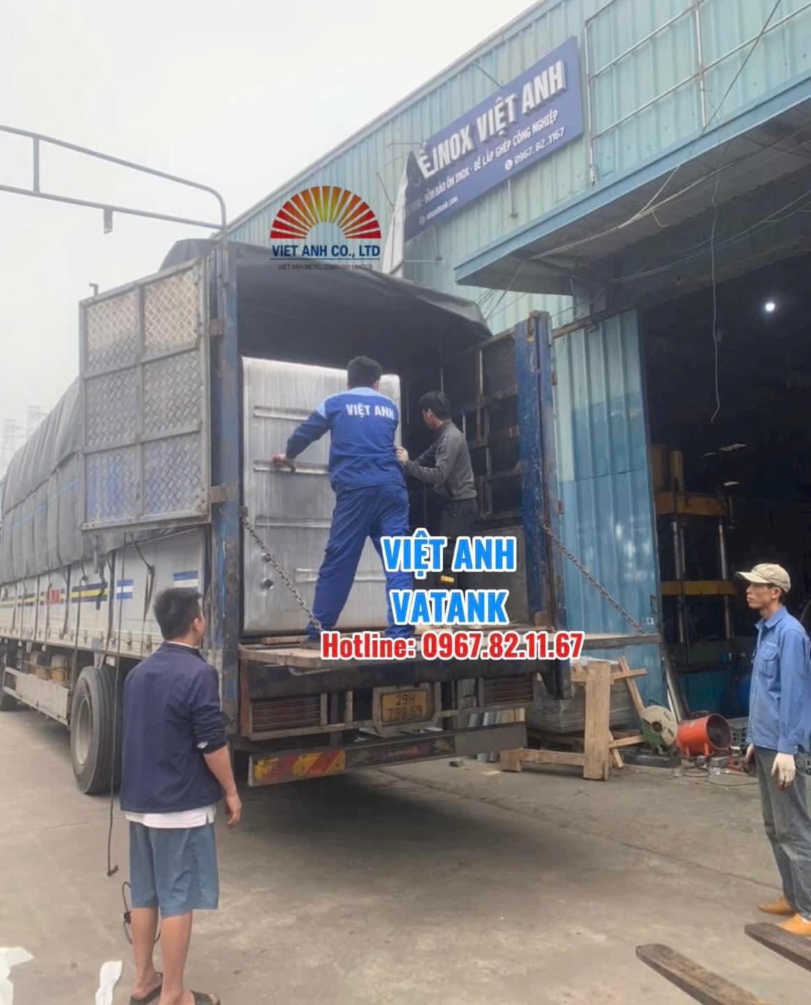 Xuất xưởng bể ngầm inox siêu to, siêu khủng cho khách hàng VIP