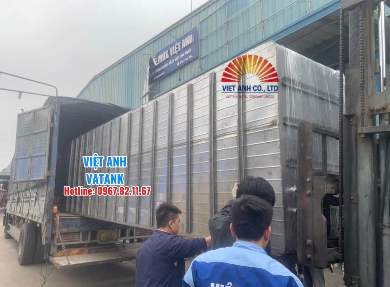 Xuất xưởng bể ngầm inox siêu to, siêu khủng cho khách hàng VIP