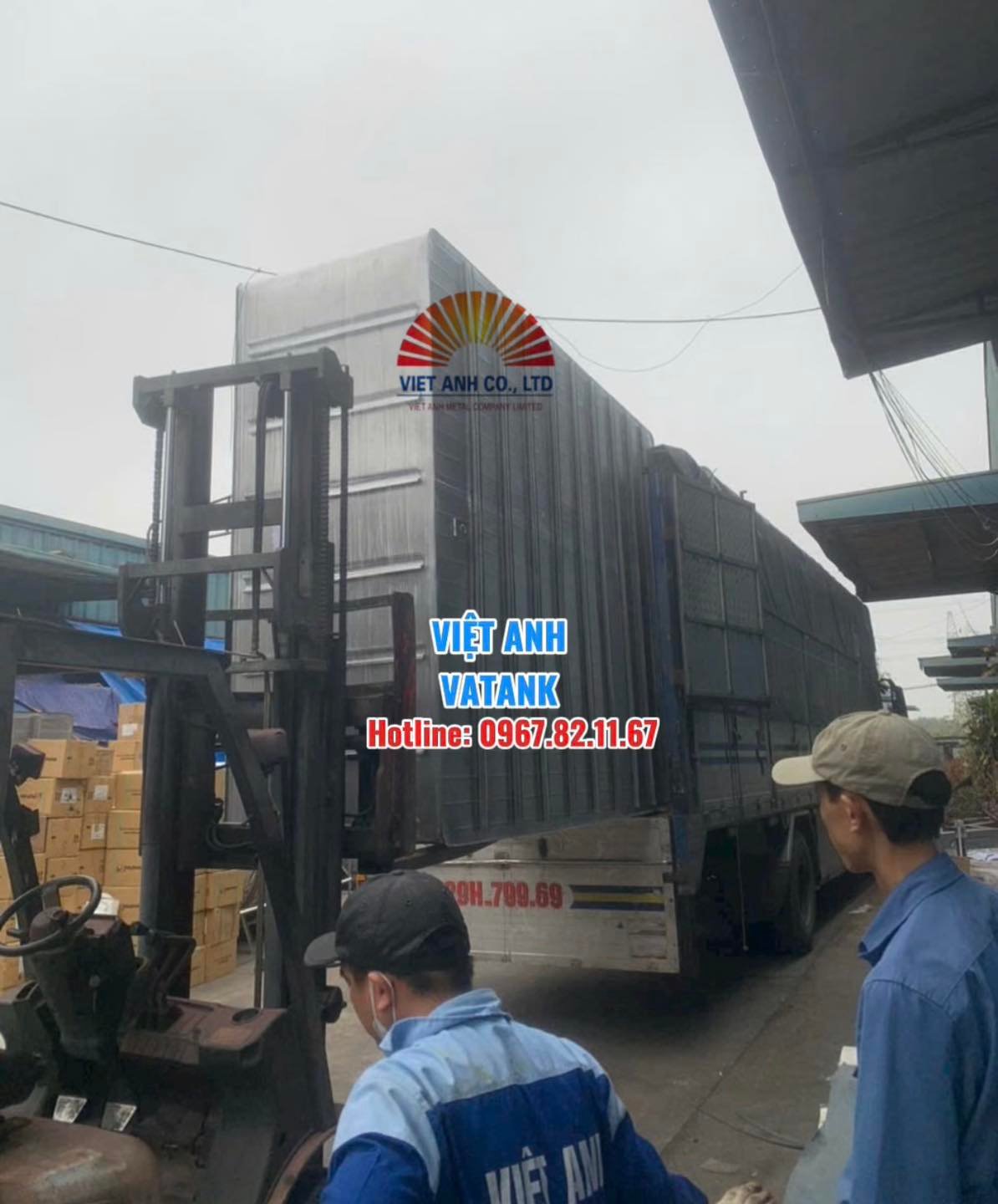 Xuất xưởng bể ngầm inox siêu to, siêu khủng cho khách hàng VIP