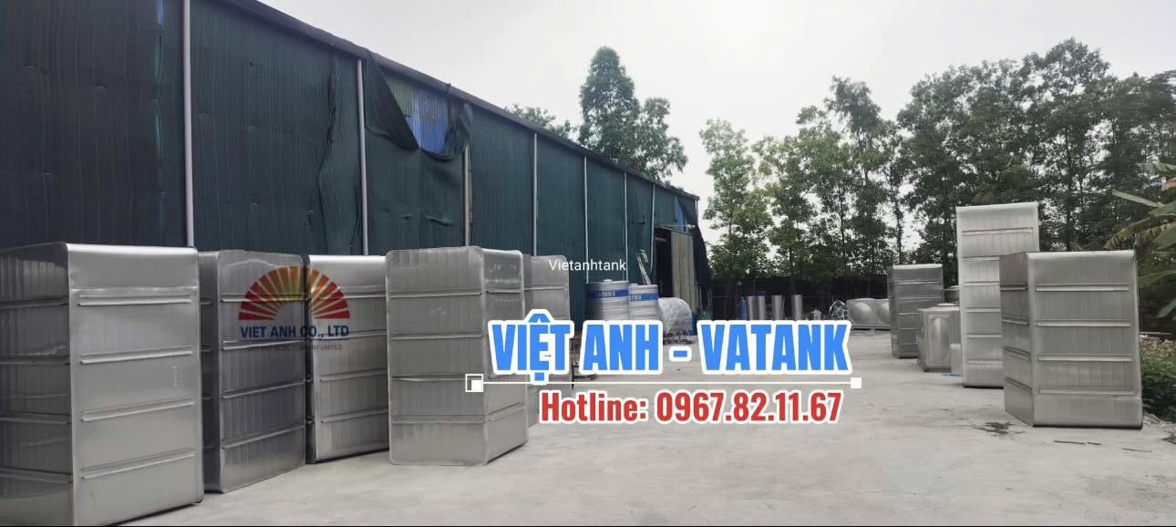 Bể ngầm inox Việt Anh Vatank lắp đặt âm đất cho gia đình