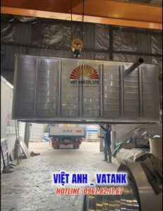 Gia công bể ngầm inox 304 theo kích thước yêu cầu của khách hàng