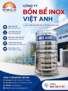 Việt Anh VATANK sản xuất và lắp đặt bồn bảo ôn inox theo yêu cầu